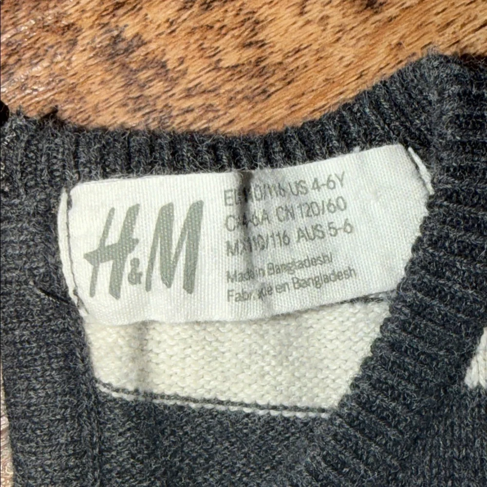 H&M Black and White Striped Kids Dress